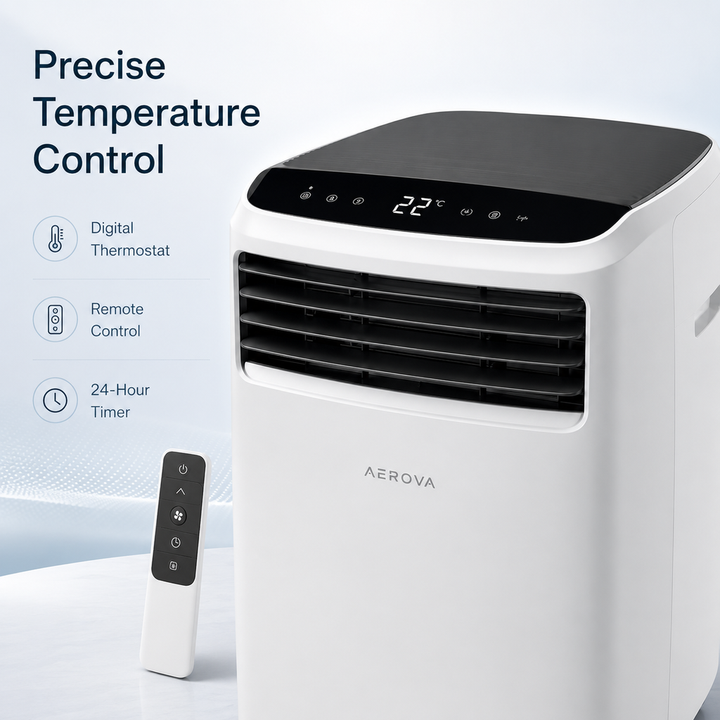 AEROVA CoolPro 12000 — Portable Air Conditioner (12000 BTU)