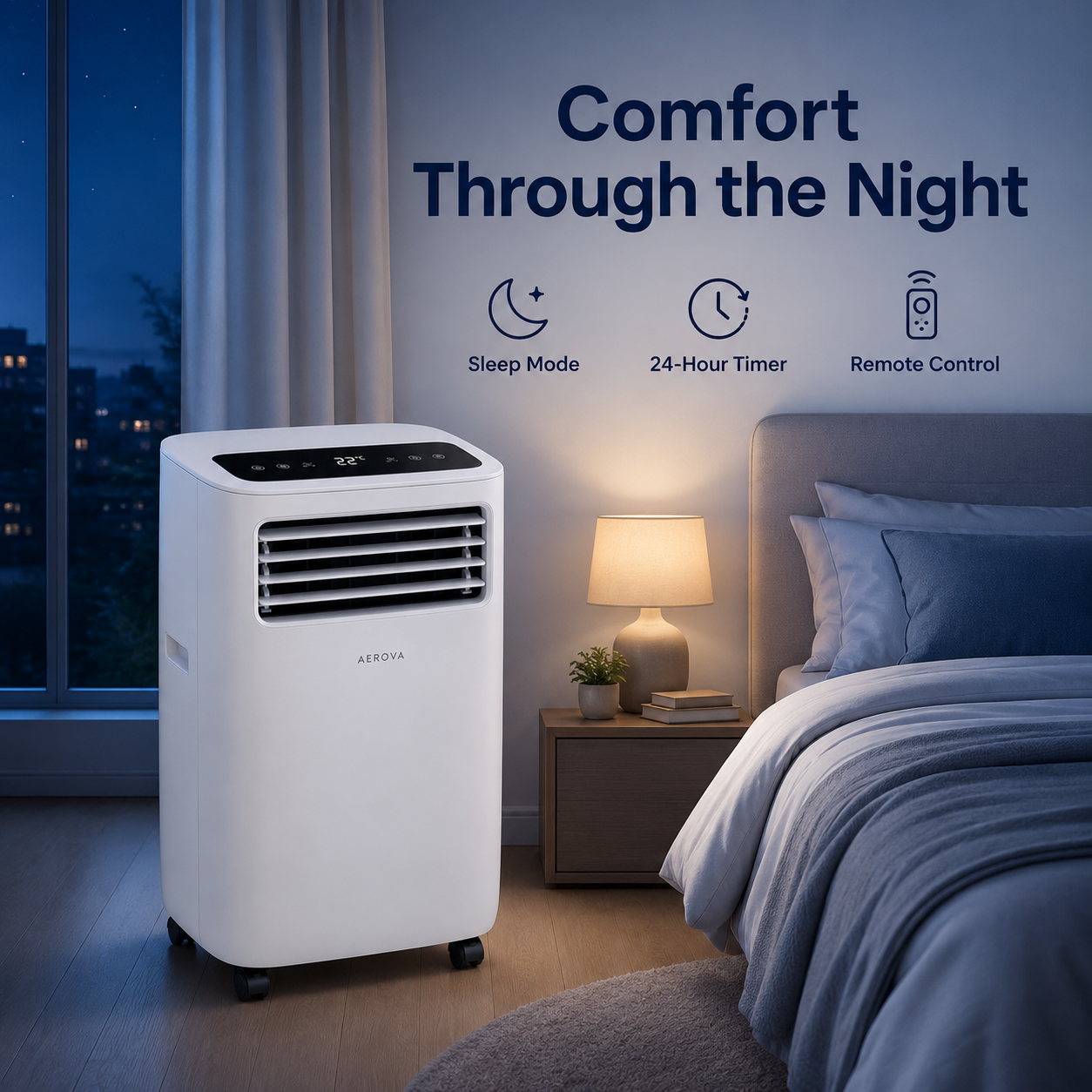 AEROVA CoolPro 9000 — Portable Air Conditioner (9000 BTU)
